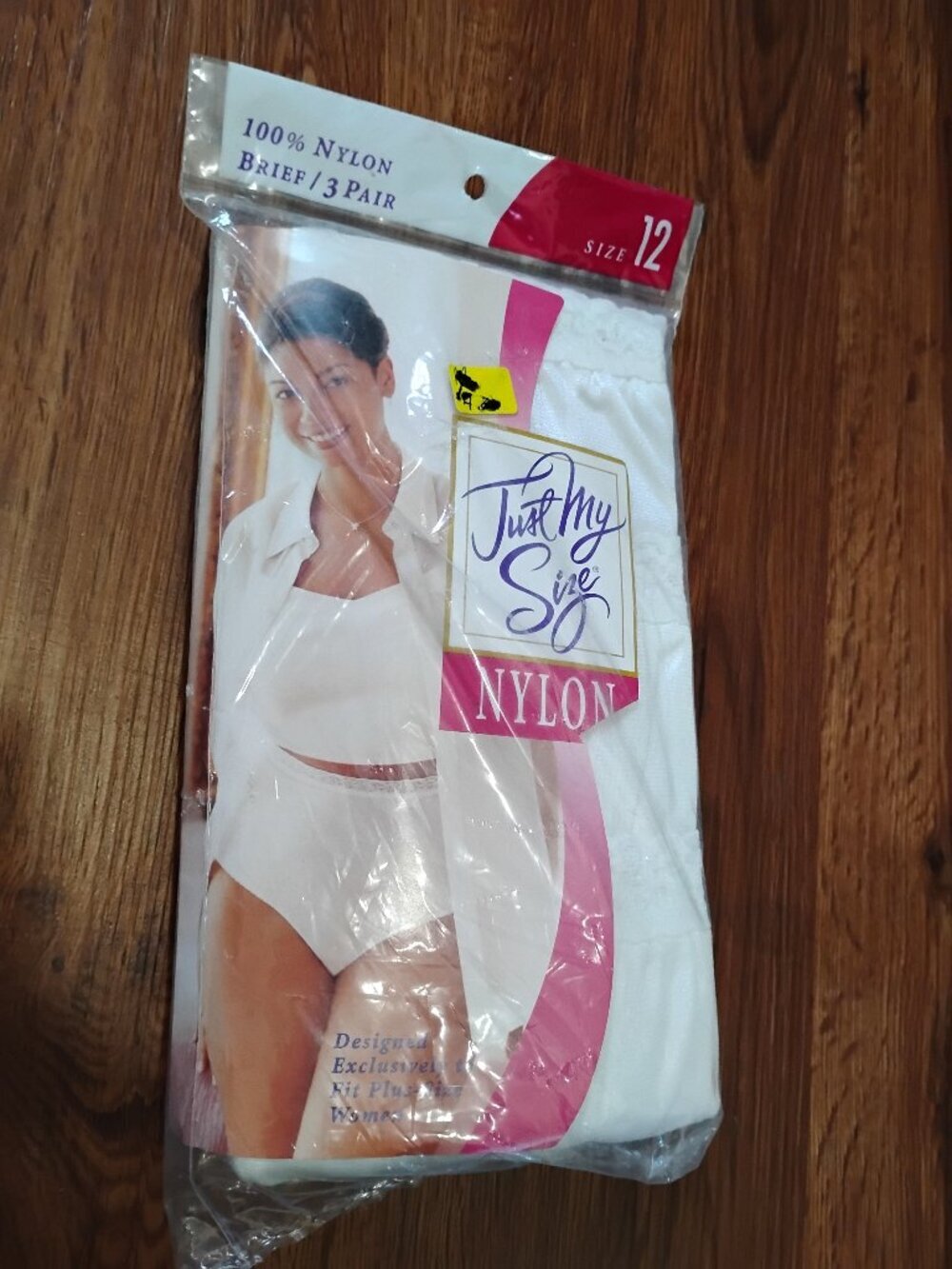 NWT Deadstock Y2K Just My Size Underwear Briefs Size 12 (3 Pack)